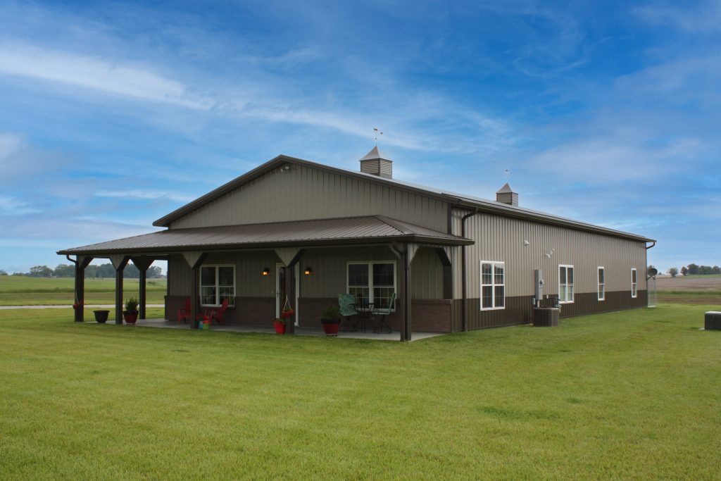 40x76 large pole barn building