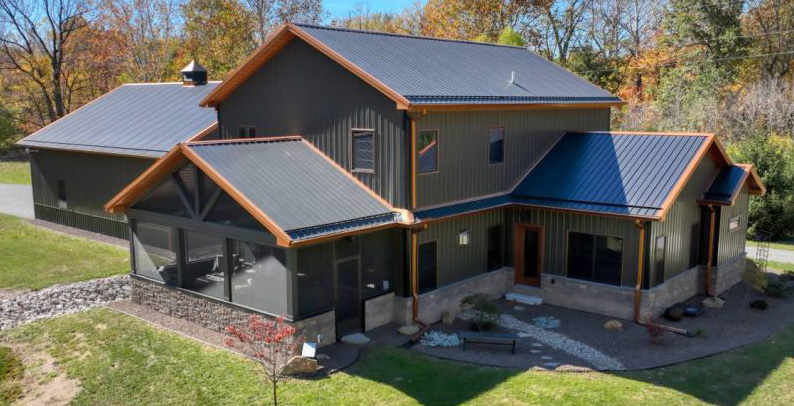 Barndominium with living quarters