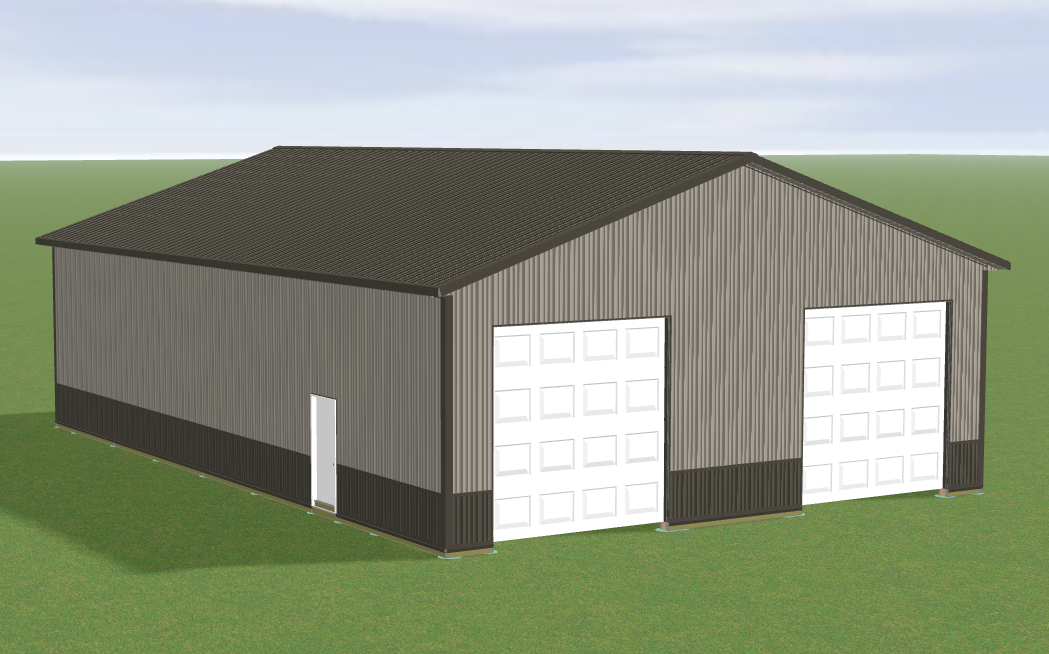 40x60 Pole Barn Shop Design
